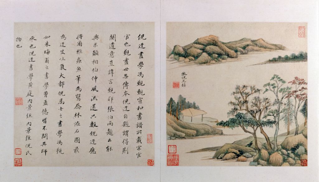 图片[5]-Dong Qichang’s Antique Landscape Album-China Archive